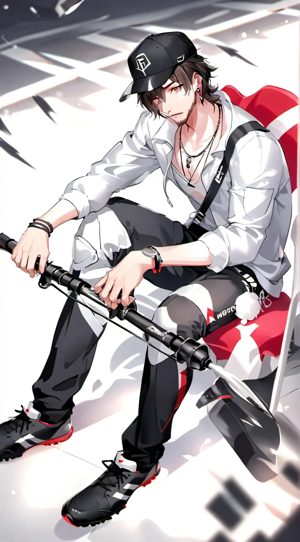 ai character: Dylan scott  background
