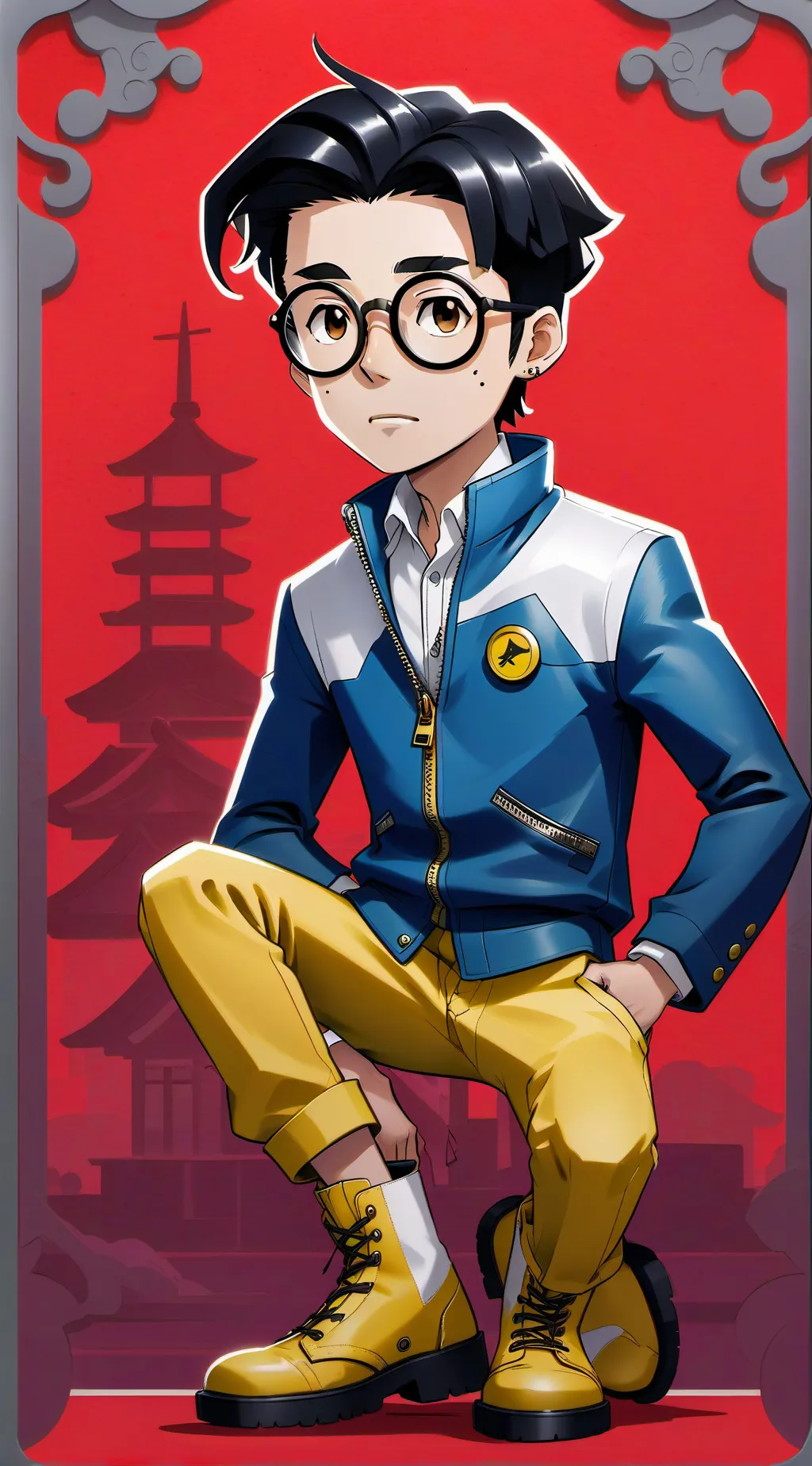 ai character: Amuro Ray background
