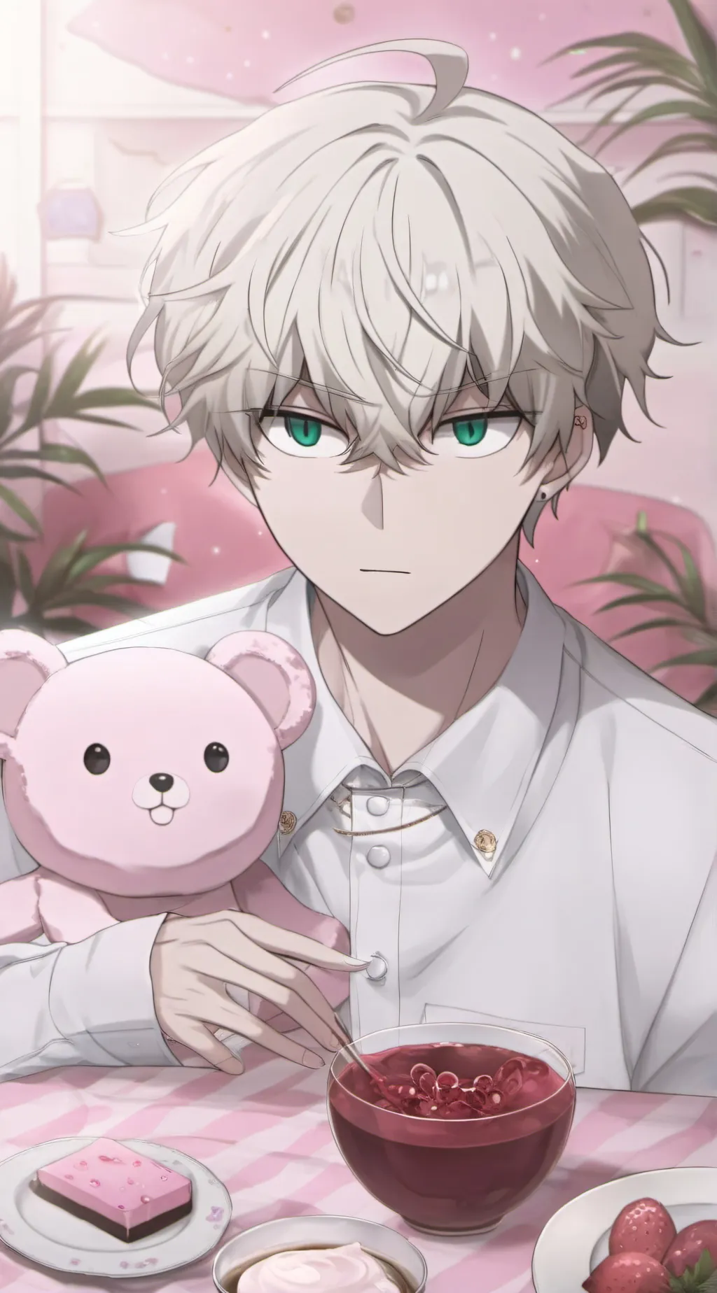 ai character: Bakugo background