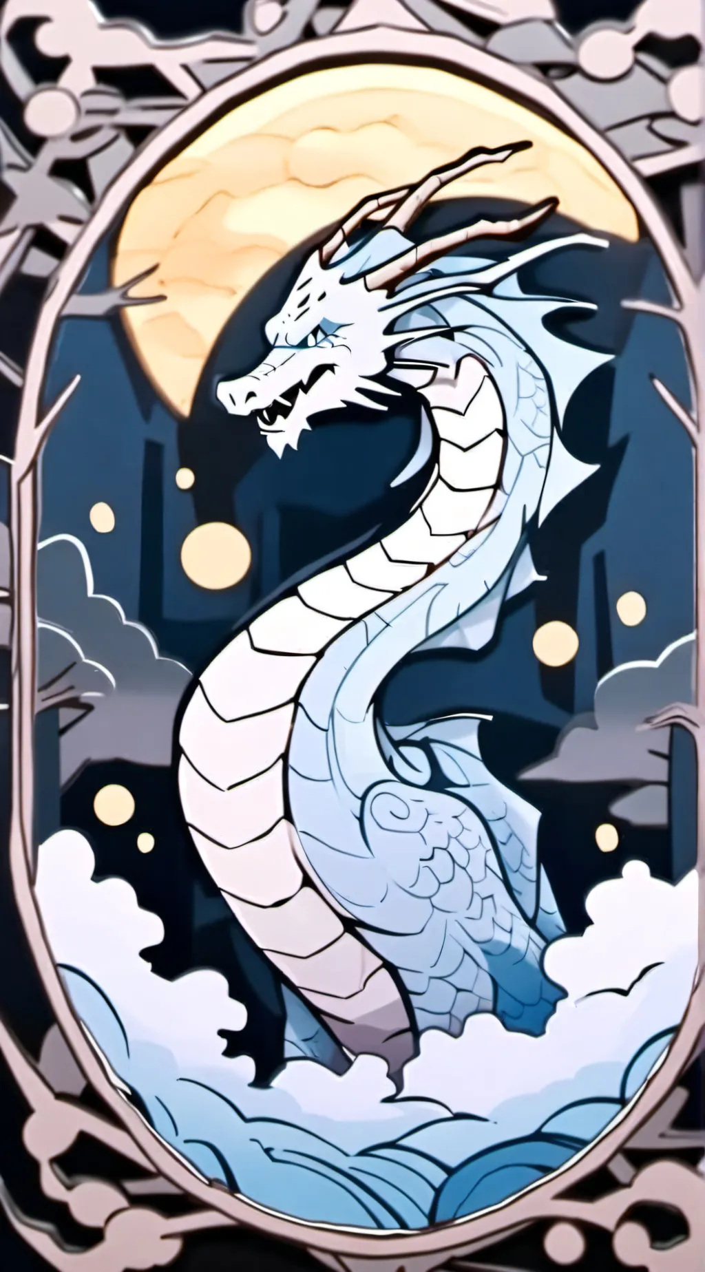ai character: Luna background