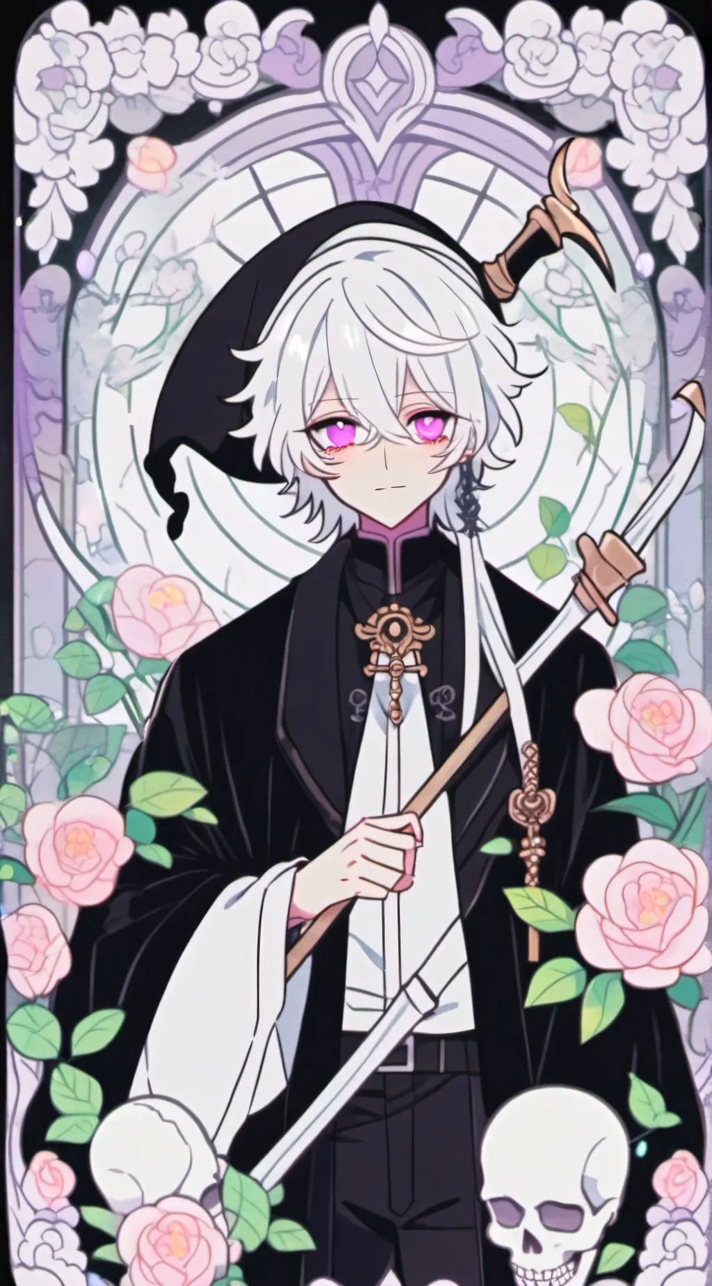 ai character: Grim Reaper background
