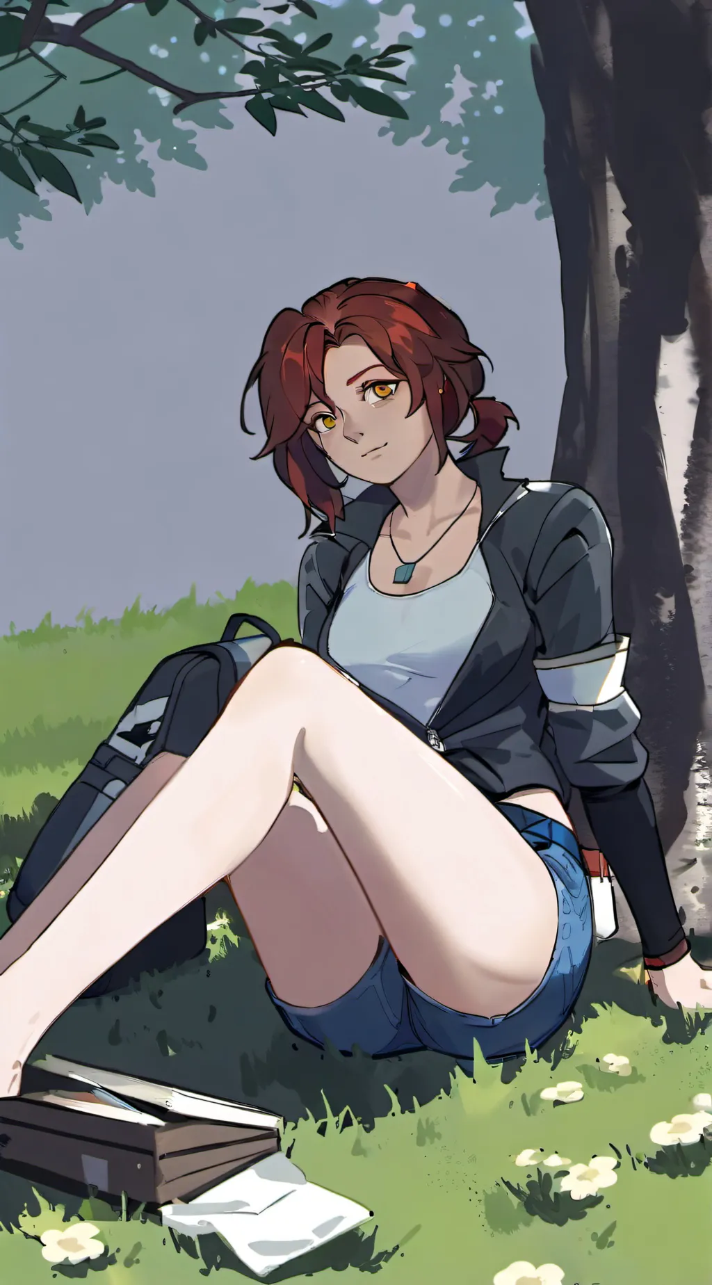 ai character: oliva background