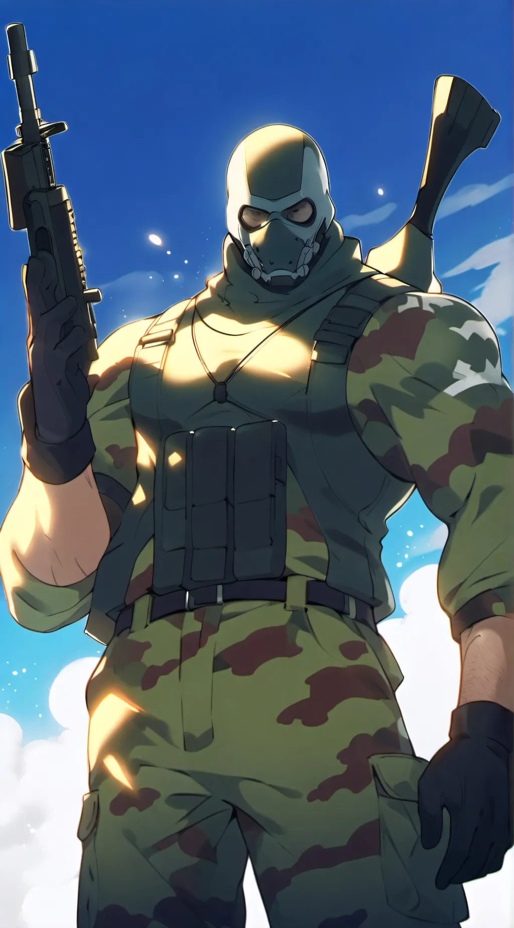 ai character: Ghost background