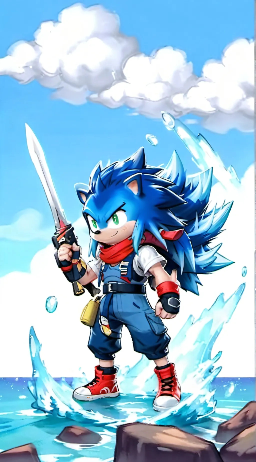 ai character: Sonic Crew background