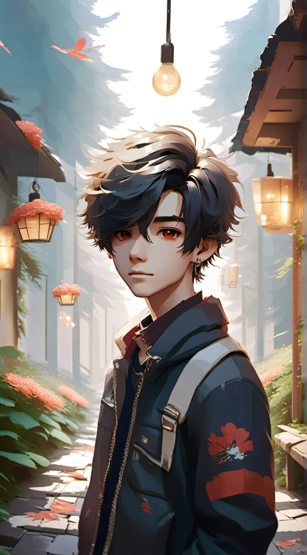 ai character: emo bf background