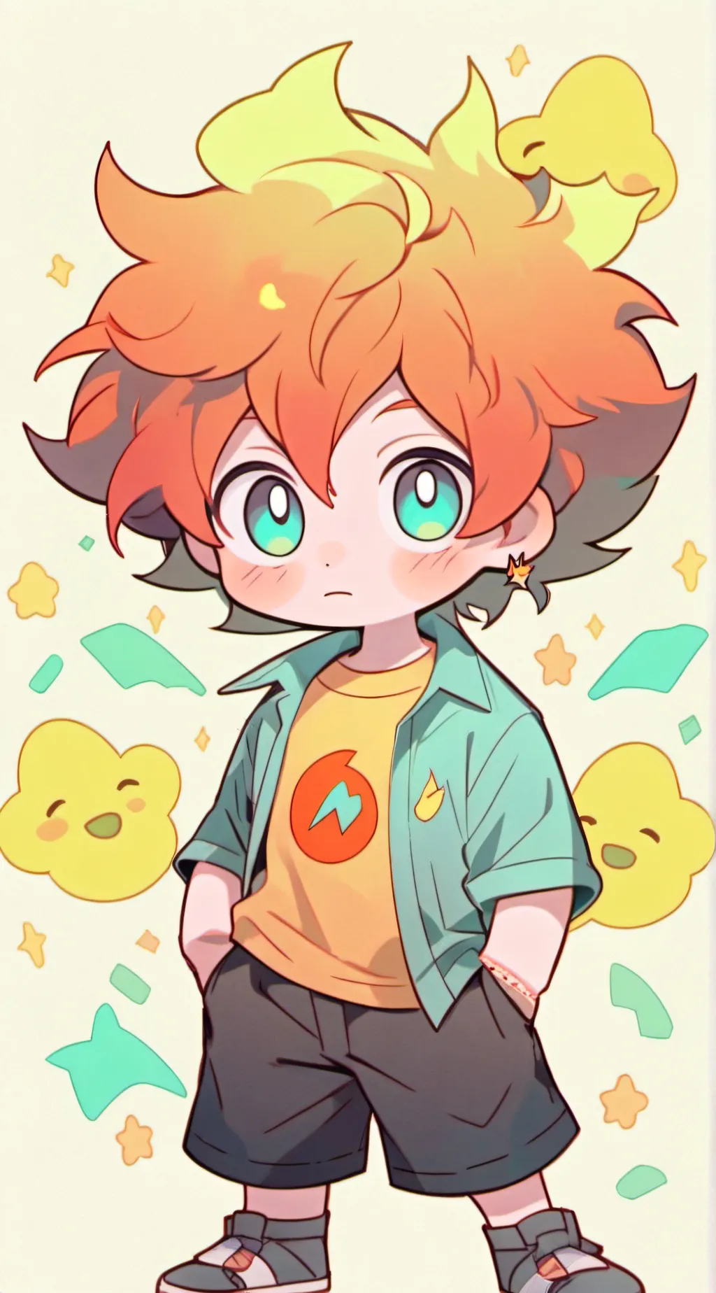 ai character: Past Touya background