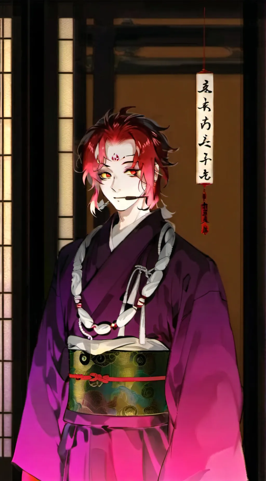 ai character: Demon Slayer background