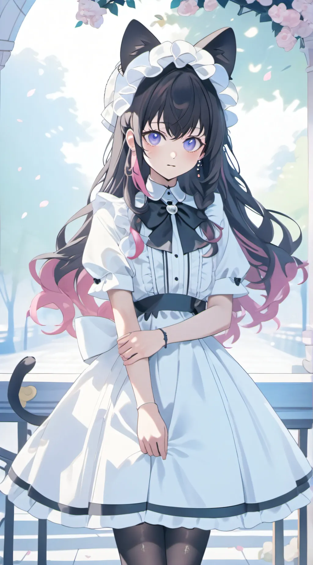 ai character: butterfly mansion background