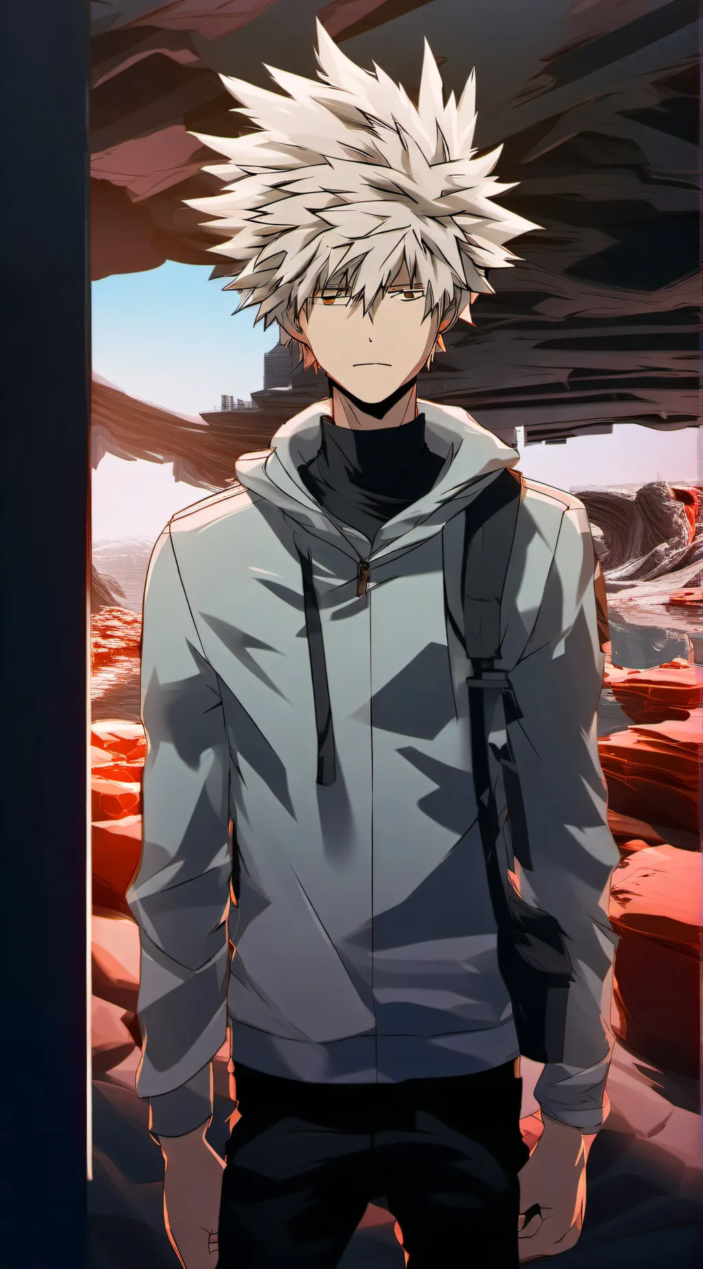 ai character: Bakugo background