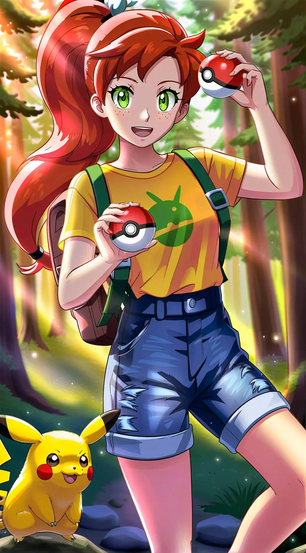 ai character: Lucy  background