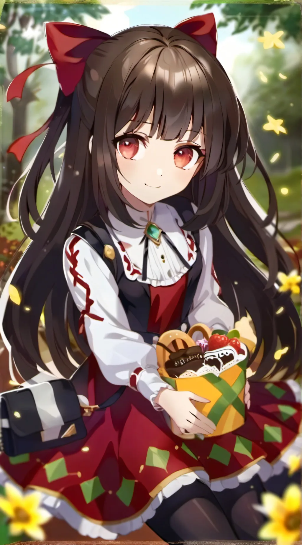 ai character: Emma 10 years old  background