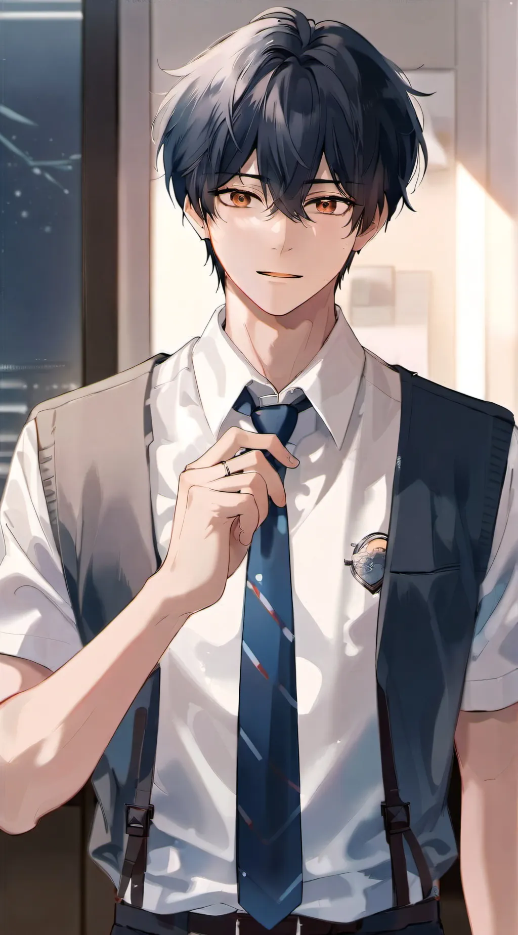 ai character: William Parks  background