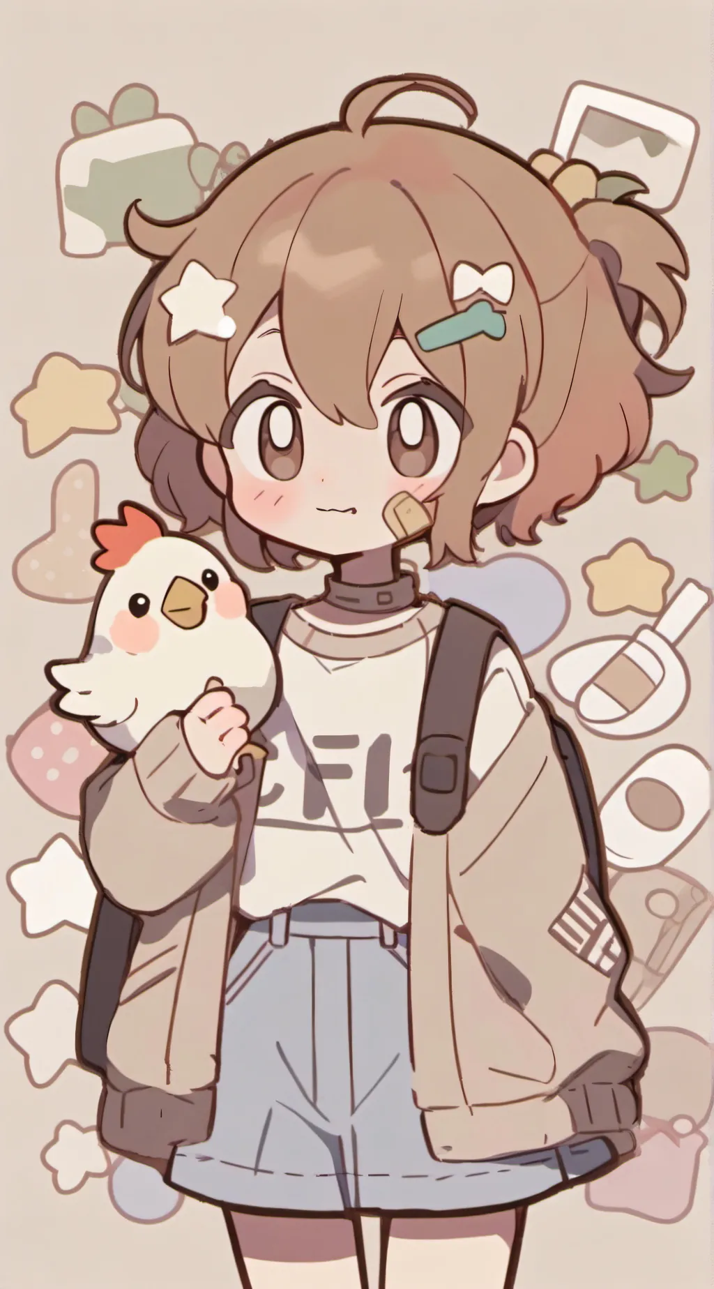 ai character: me irl background