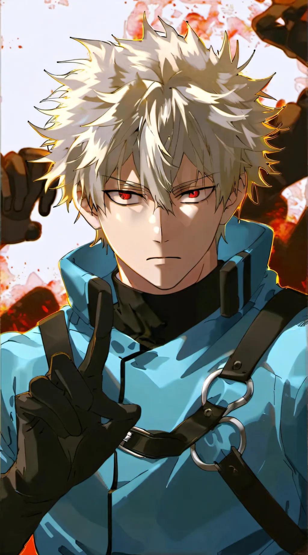 ai character: Bakugo  background