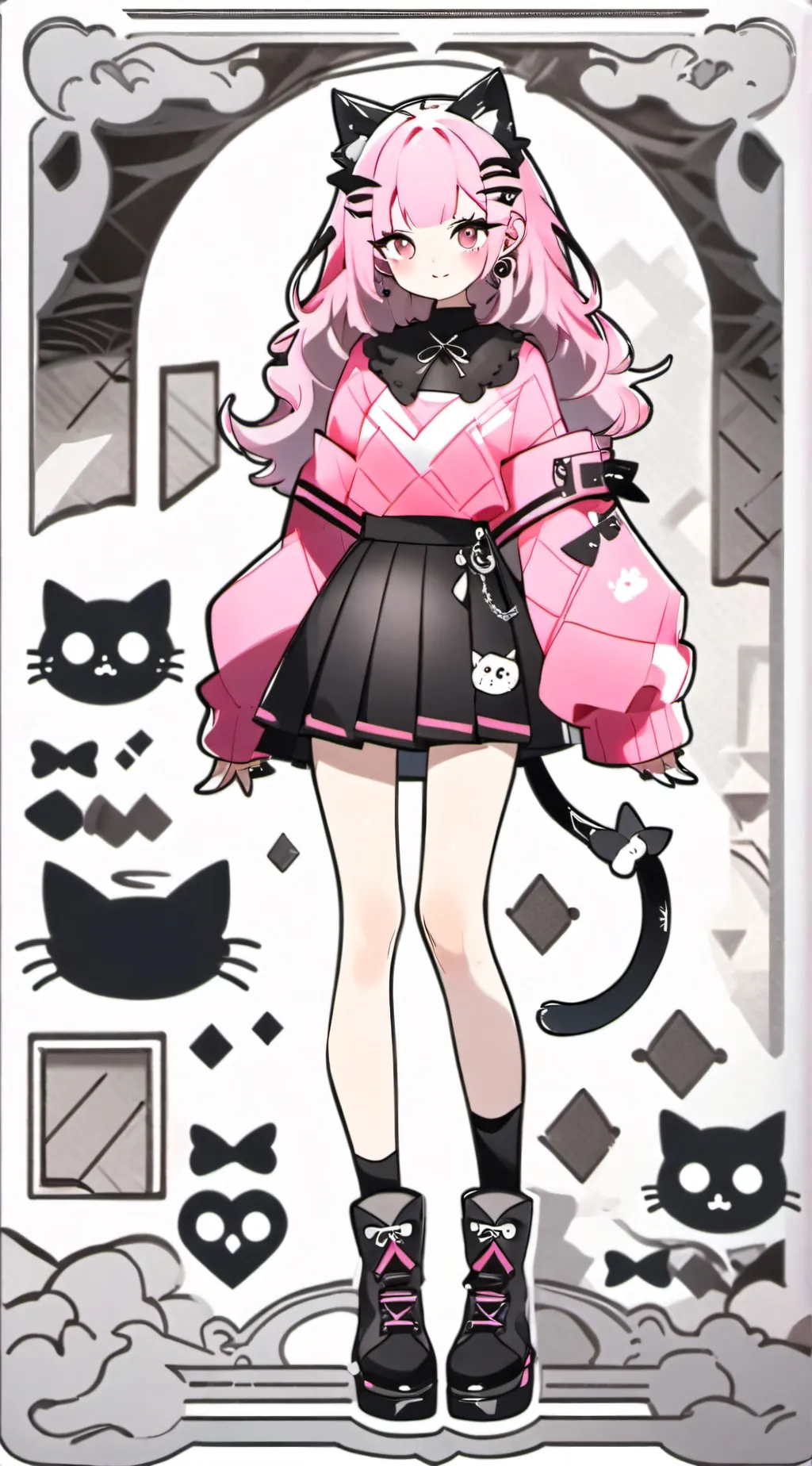 ai character: saphire background