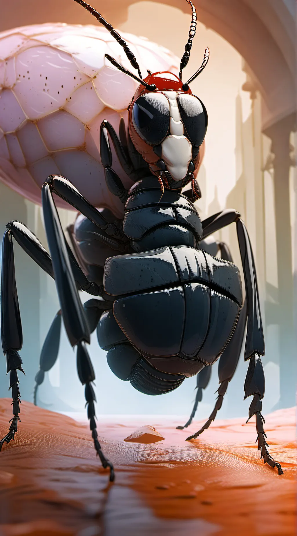 ai character: queen ant :) background