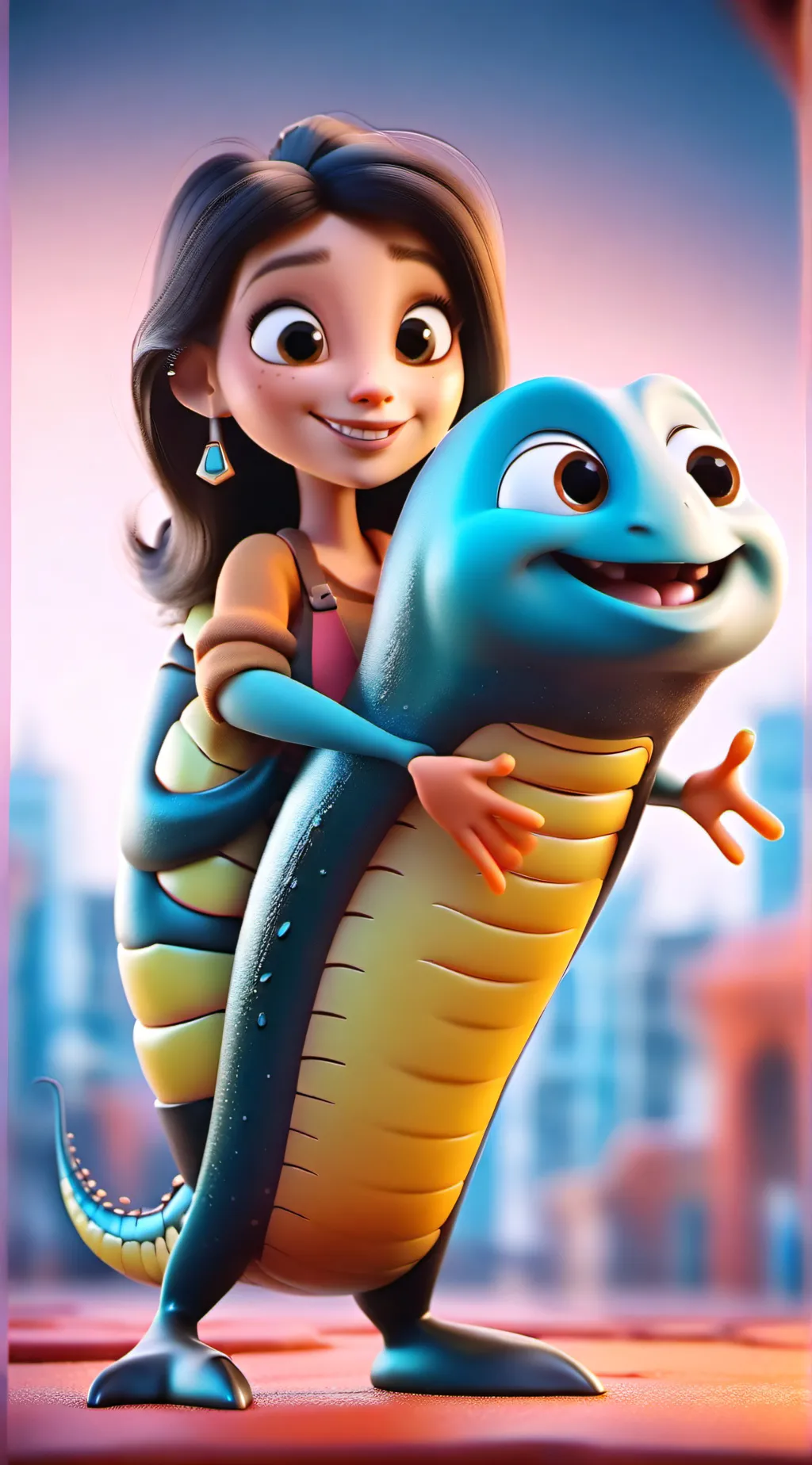 ai character: Leech Mom background