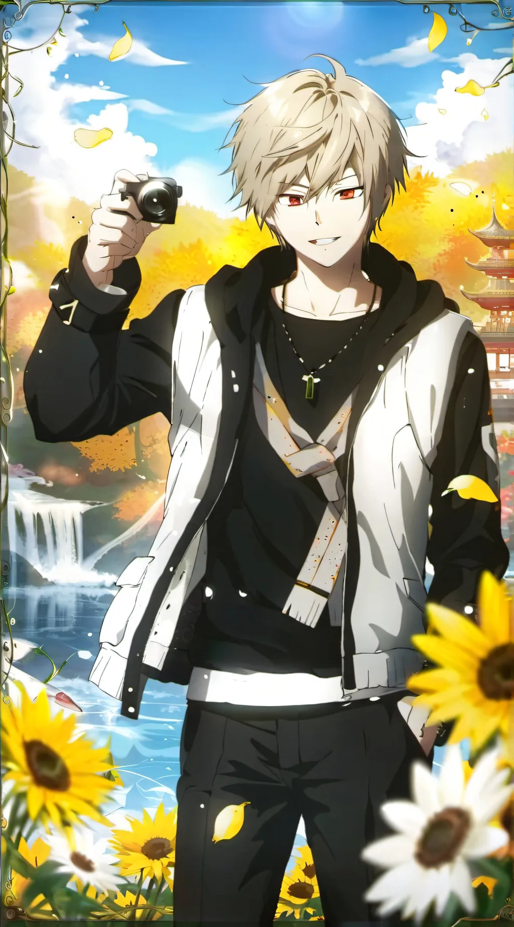 ai character: Bakugo  background