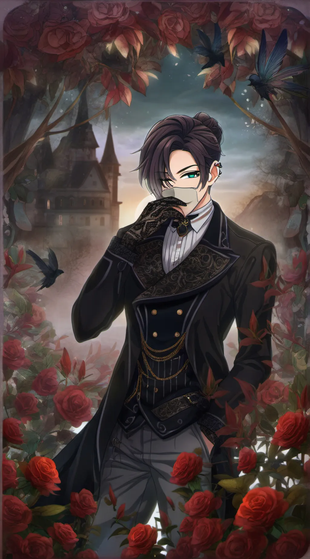 ai character: 🖤Zane🖤 background