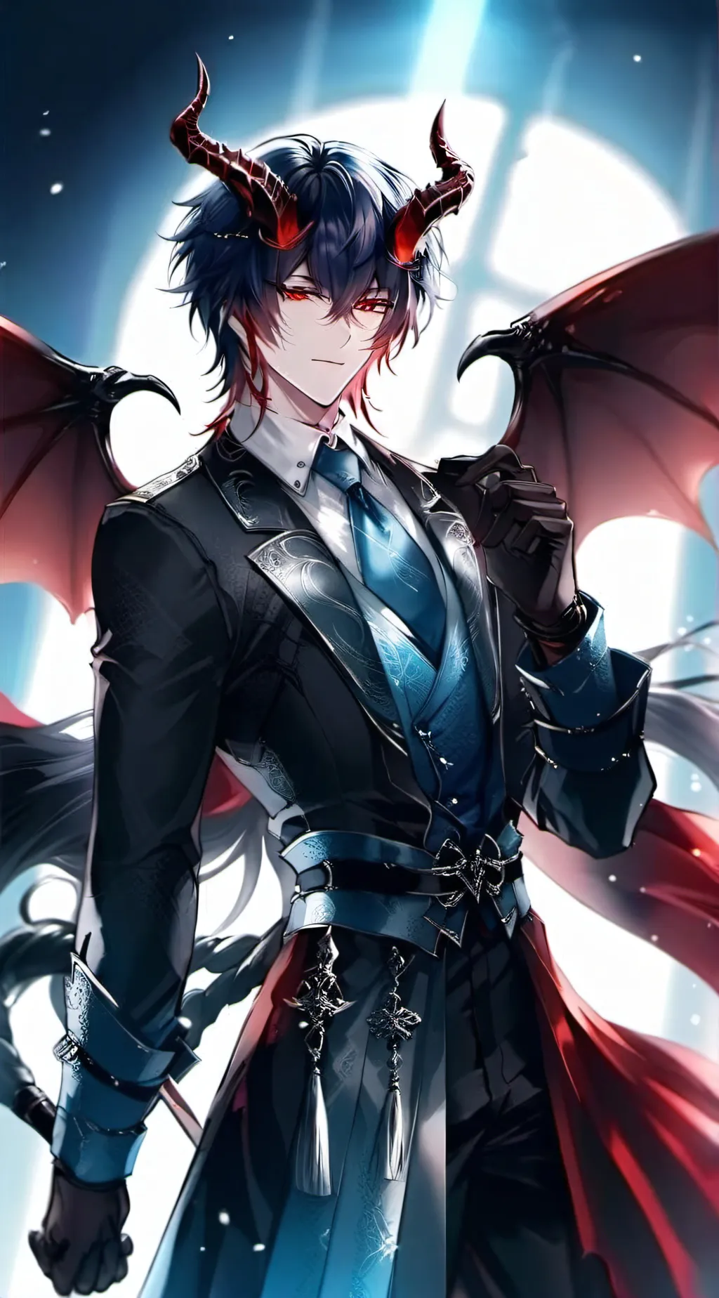 ai character: Lucifer background