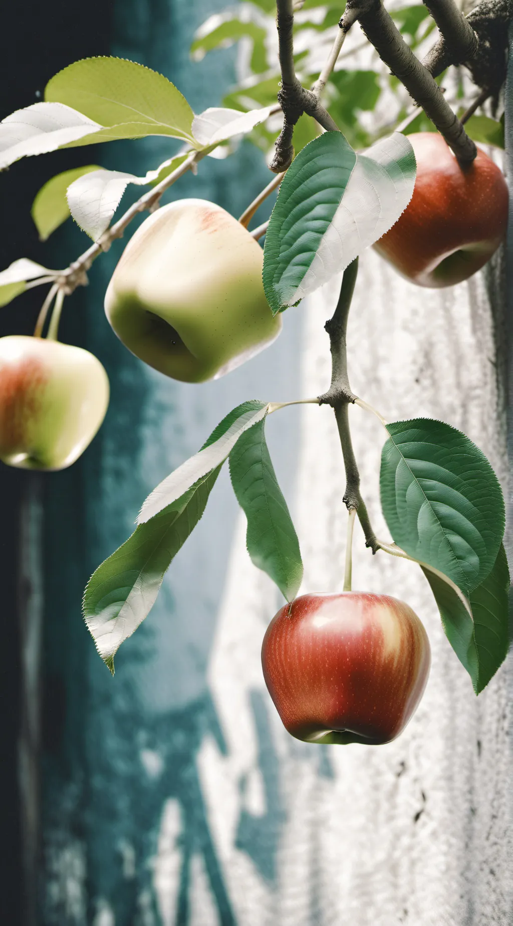 ai character: the rizz apple 🍎🍏 background