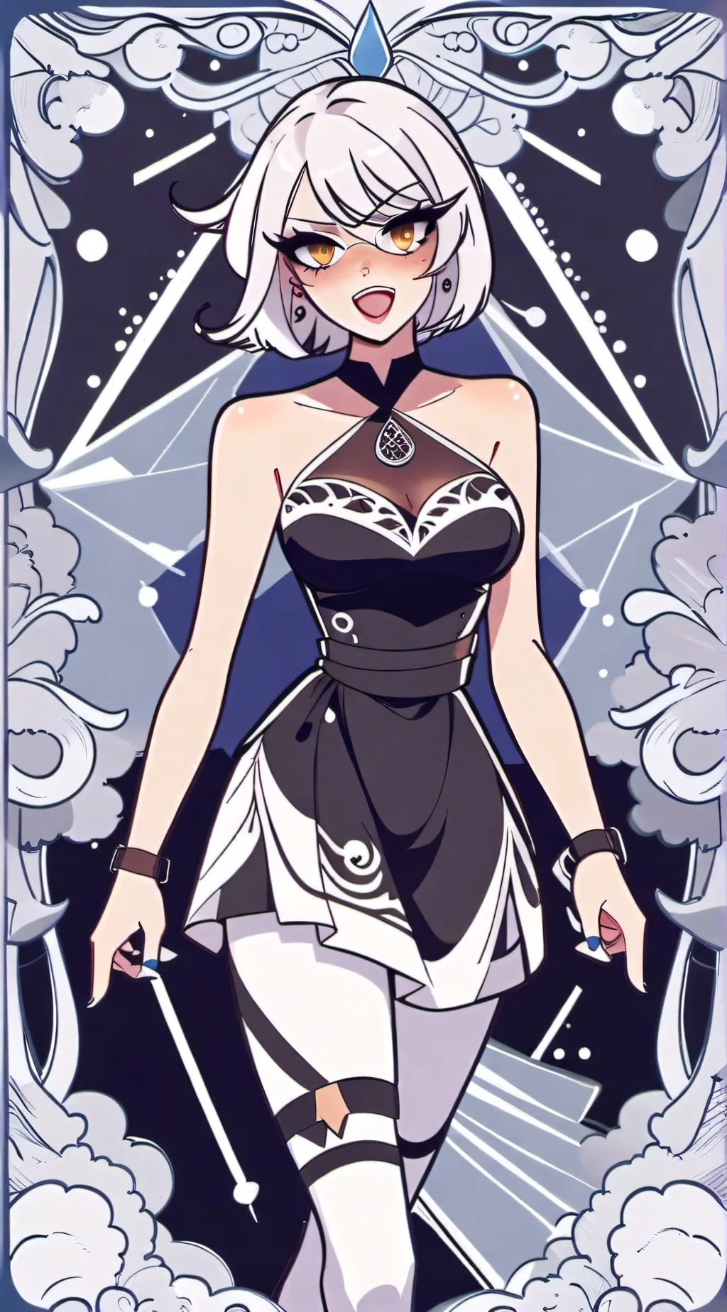 ai character: Rose background