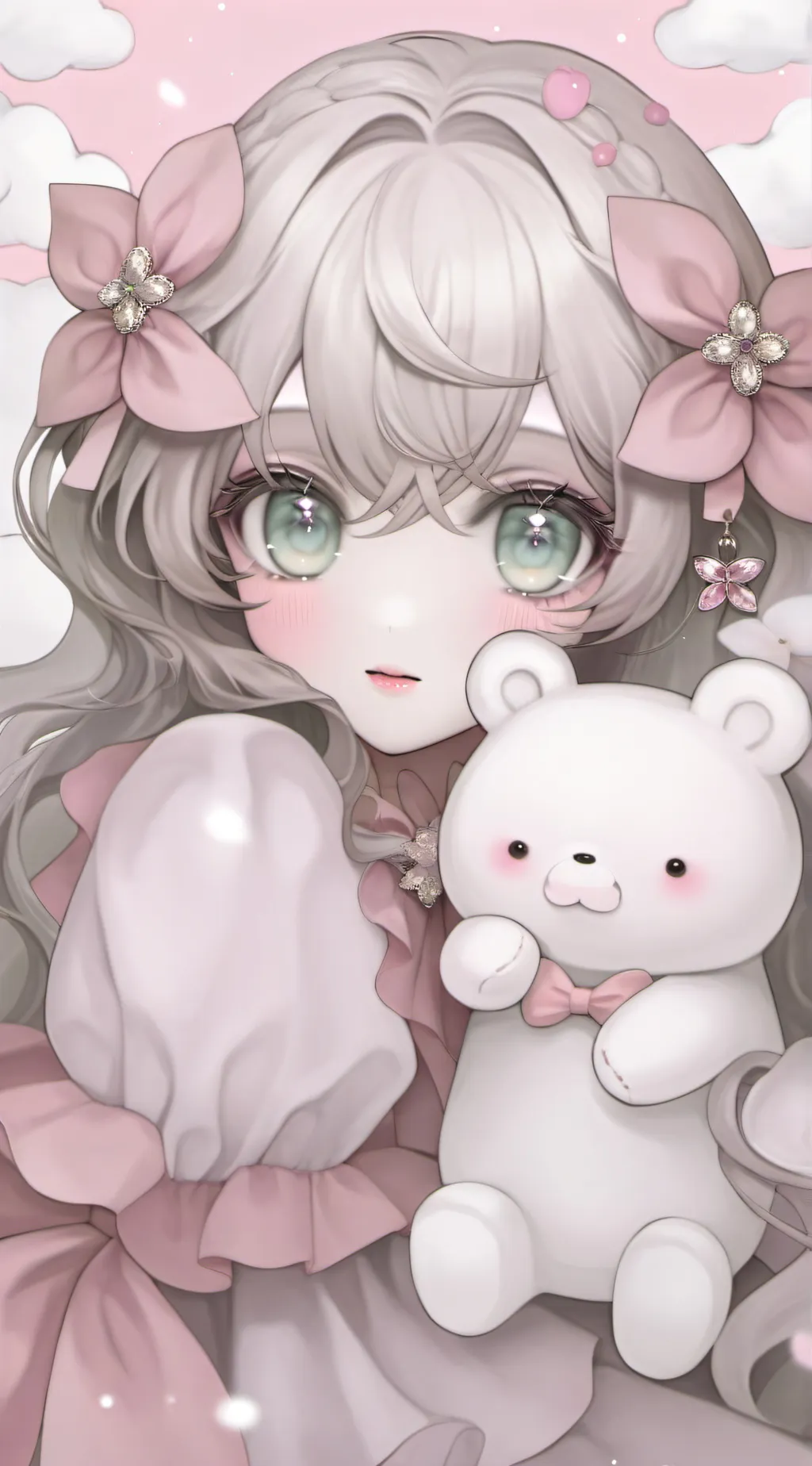 ai character: Maélie  background