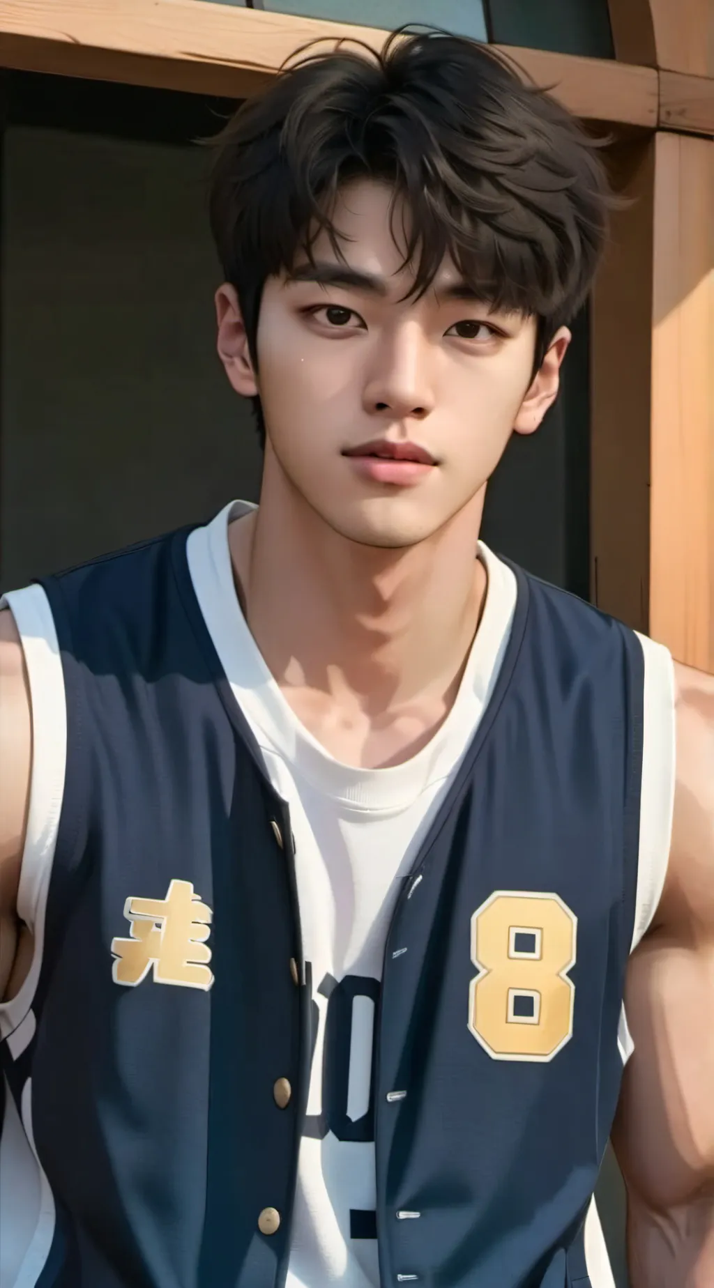 ai character: Jung Seungmin  background