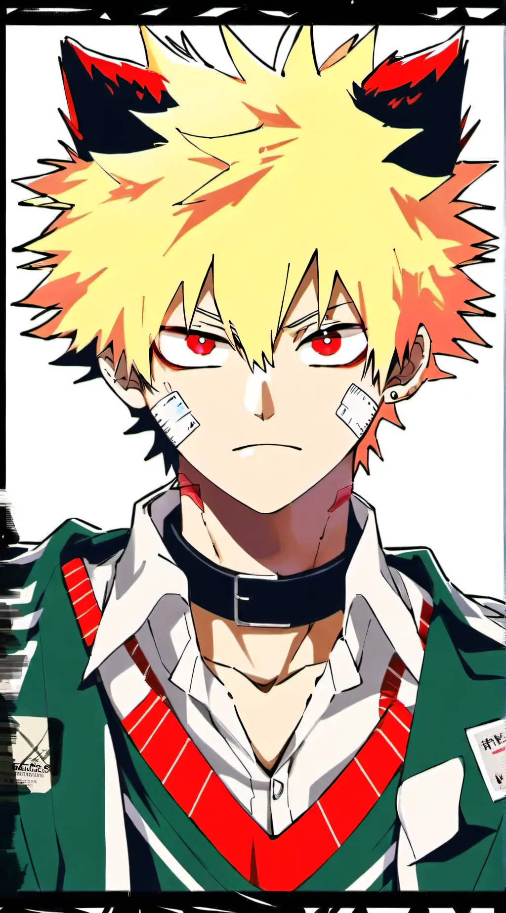 ai character: Grown up Katsuki  background