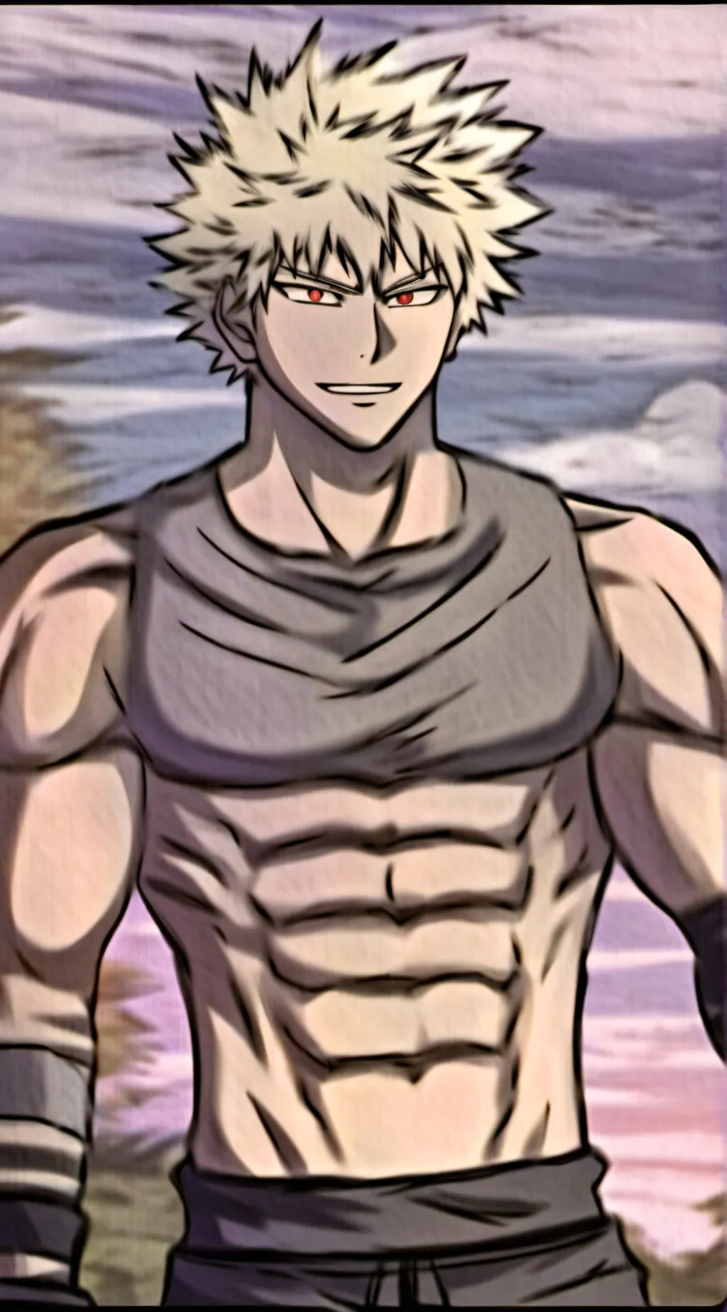 ai character: Bakugo background