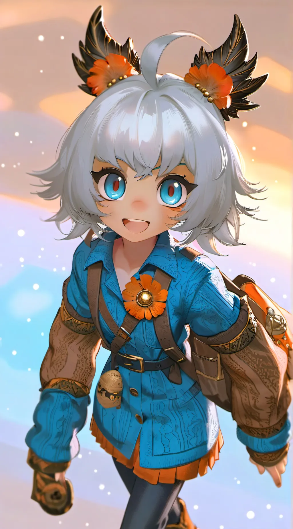 ai character: kat background
