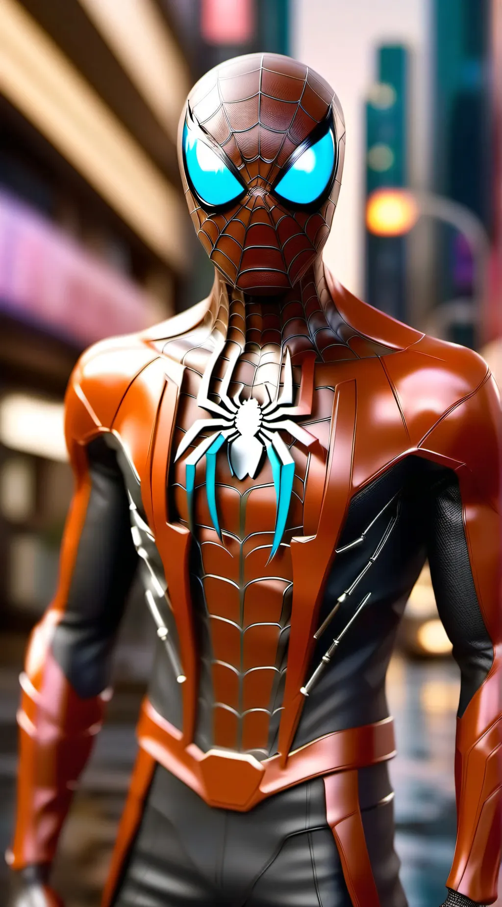 ai character: Spider-Man  background