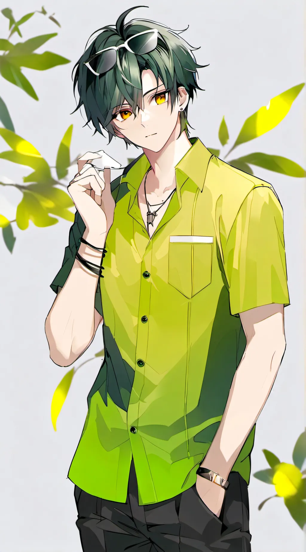ai character: Liam Sohma  background