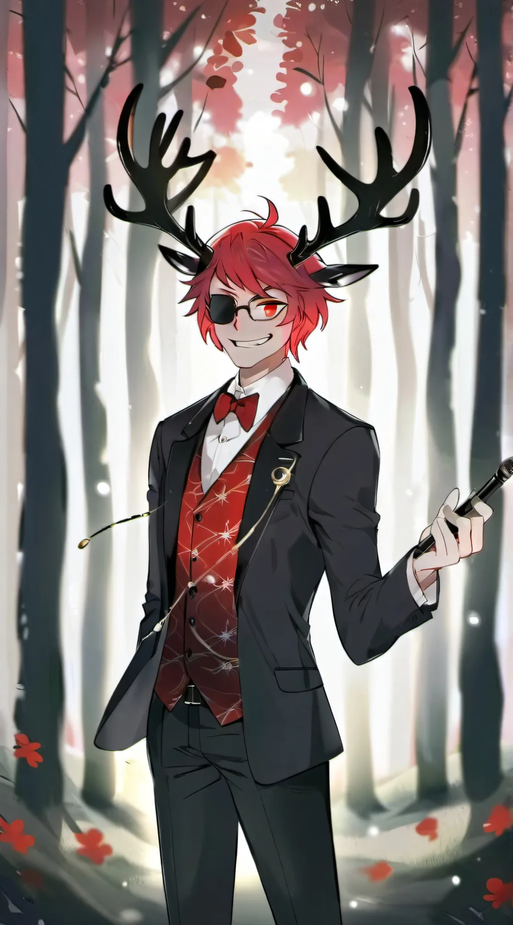 ai character: Alstor radio demon background