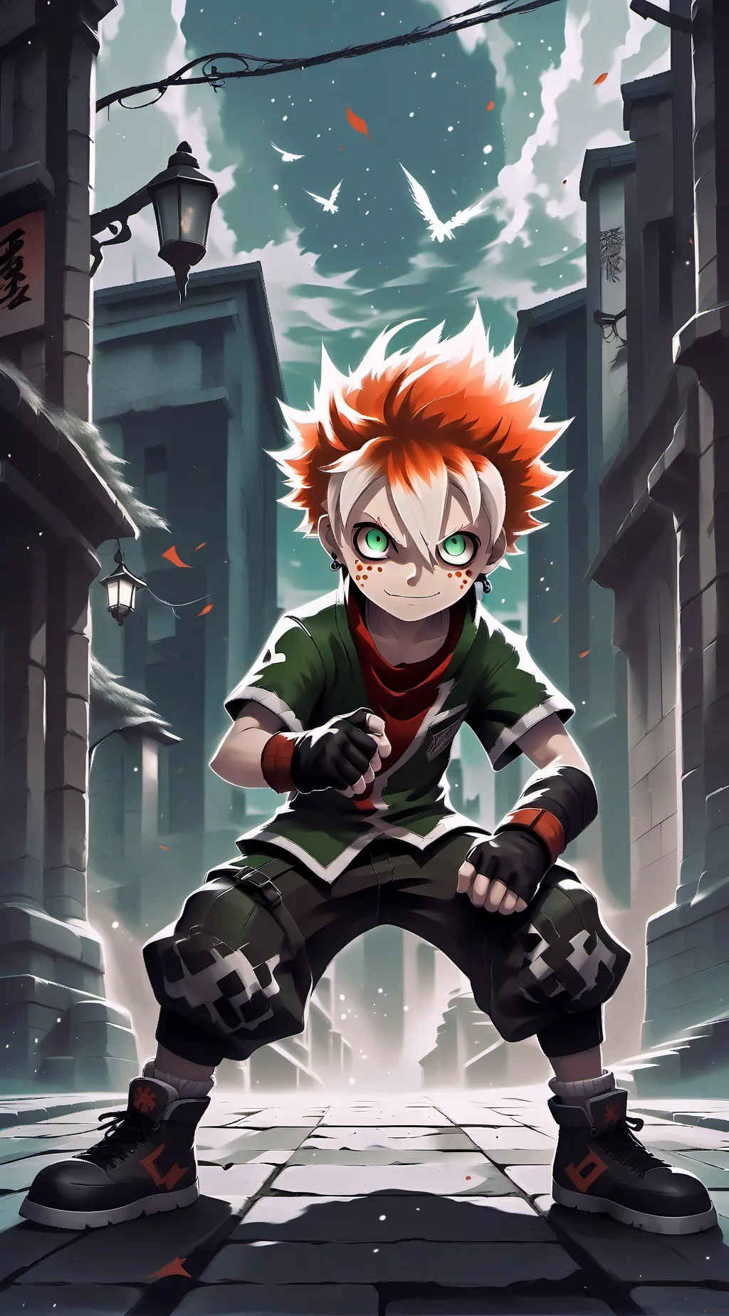 ai character: Mha Episode 3 background
