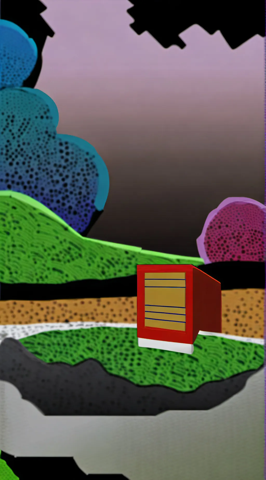 ai character: Dandy in ur house  background