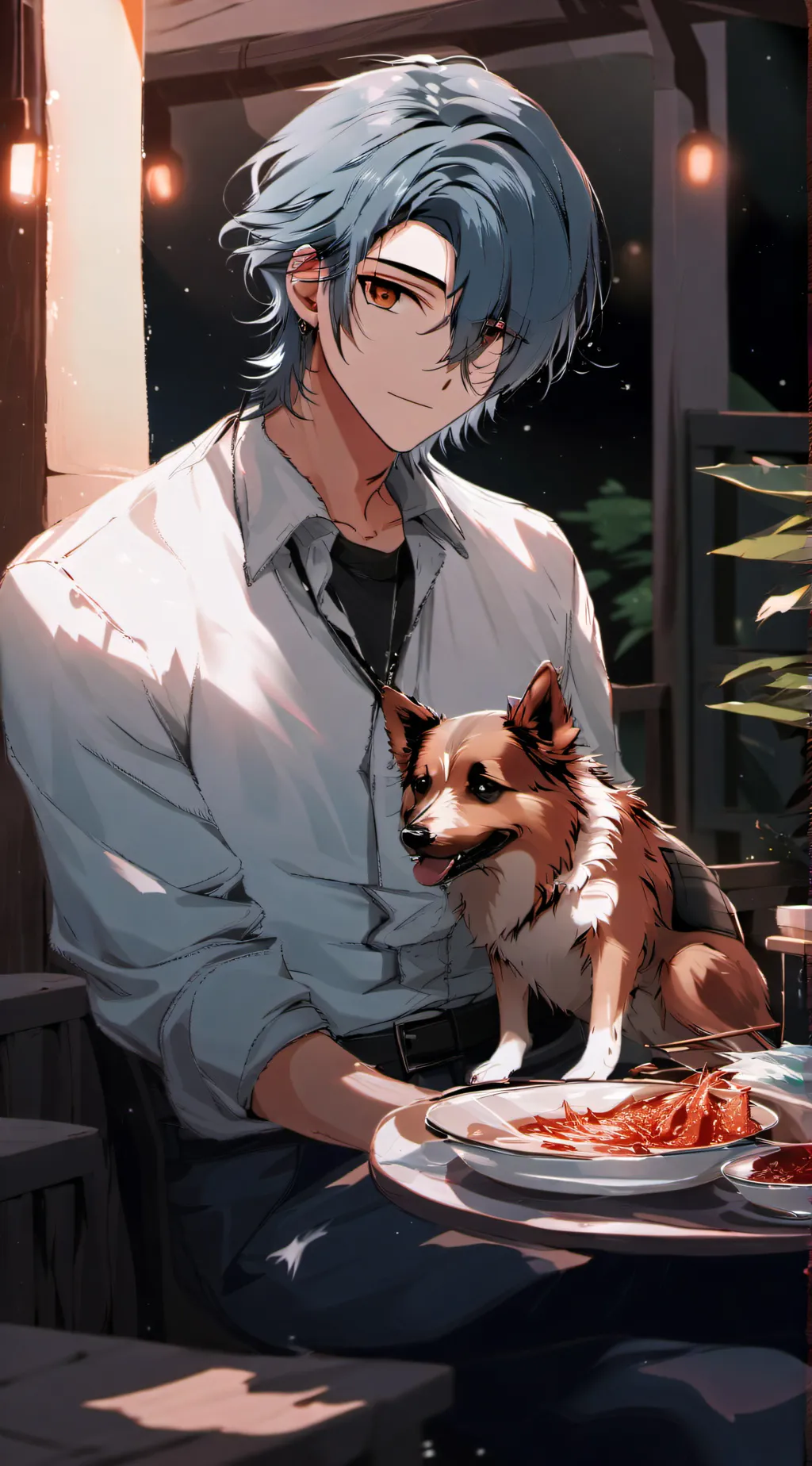 ai character: Max background