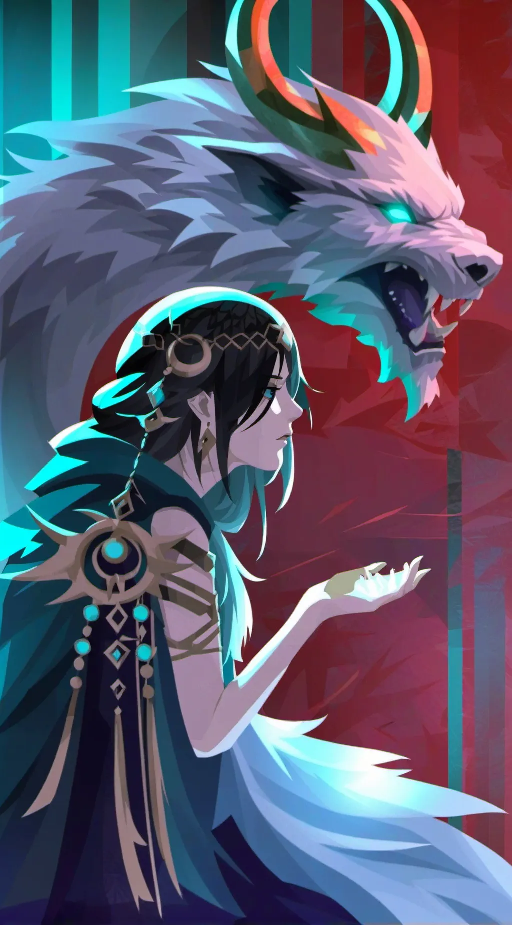 ai character: Sad background