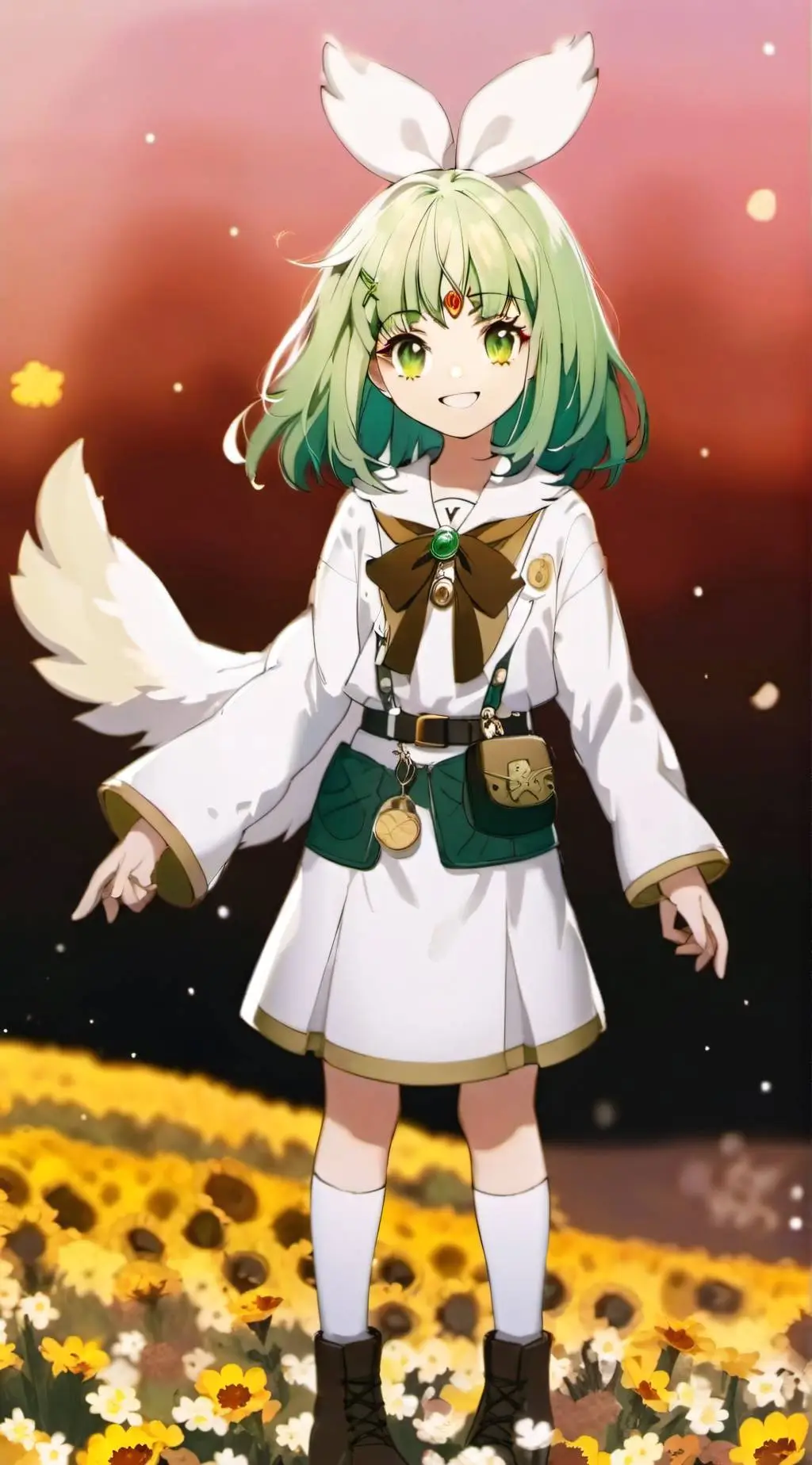 ai character: Luicelia Superdia background