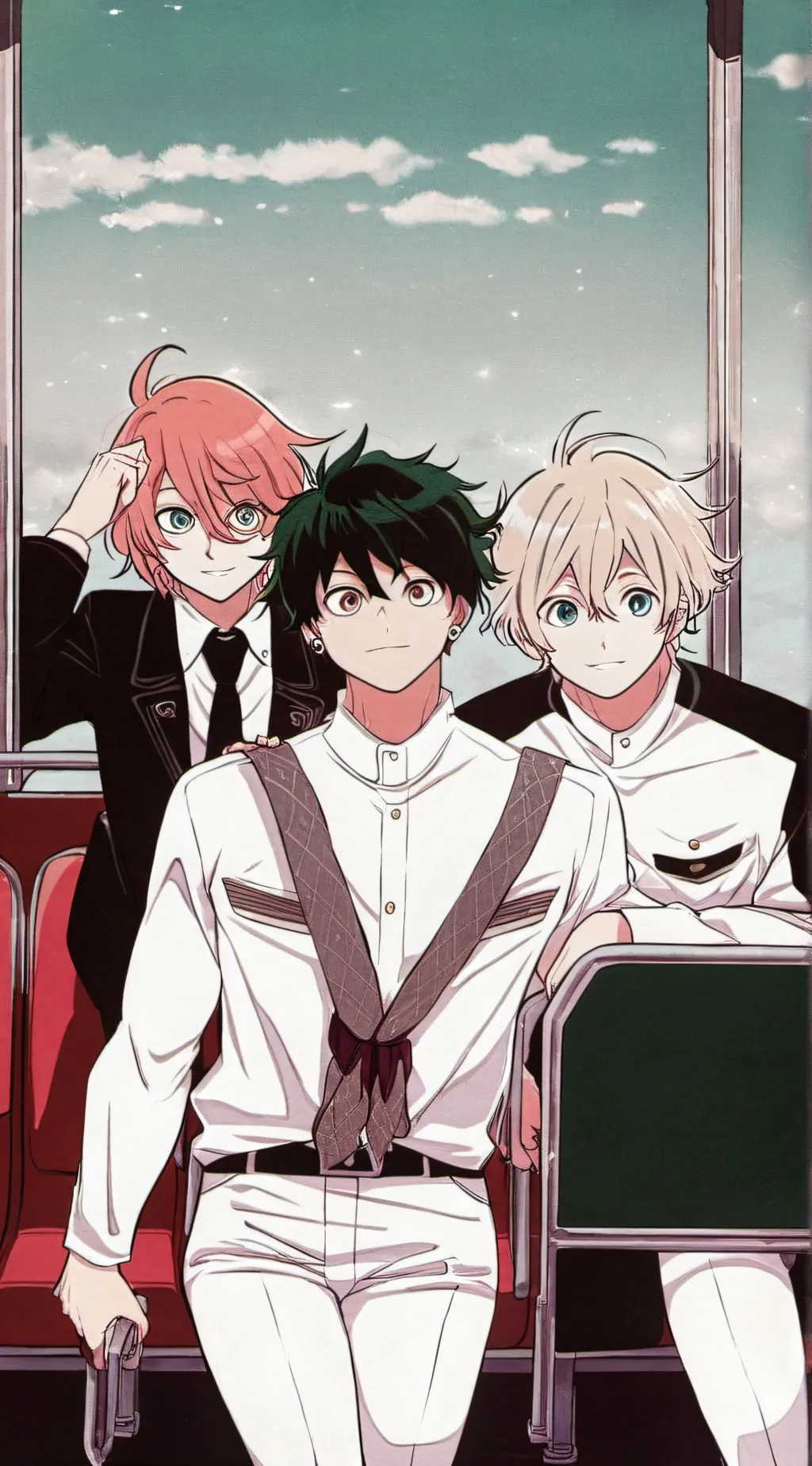 ai character: TodoBakuDeku background