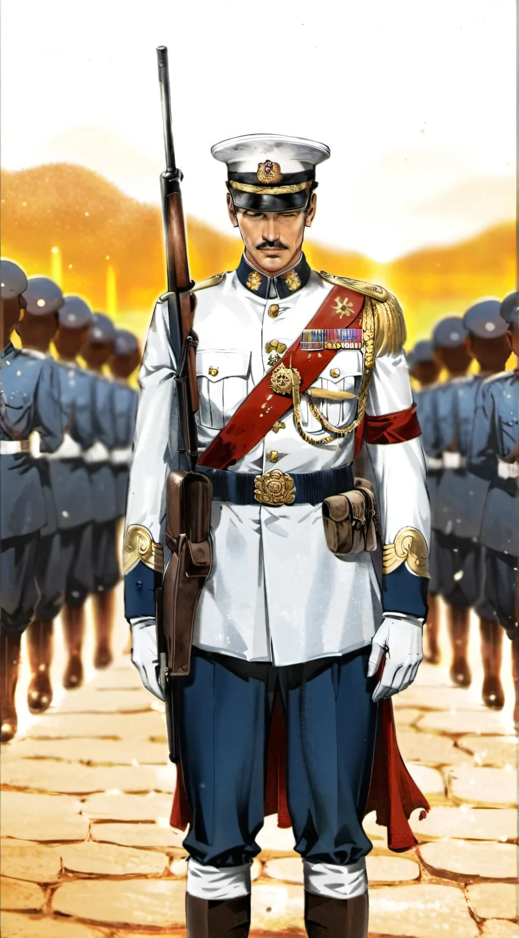 ai character: Honor Guard background
