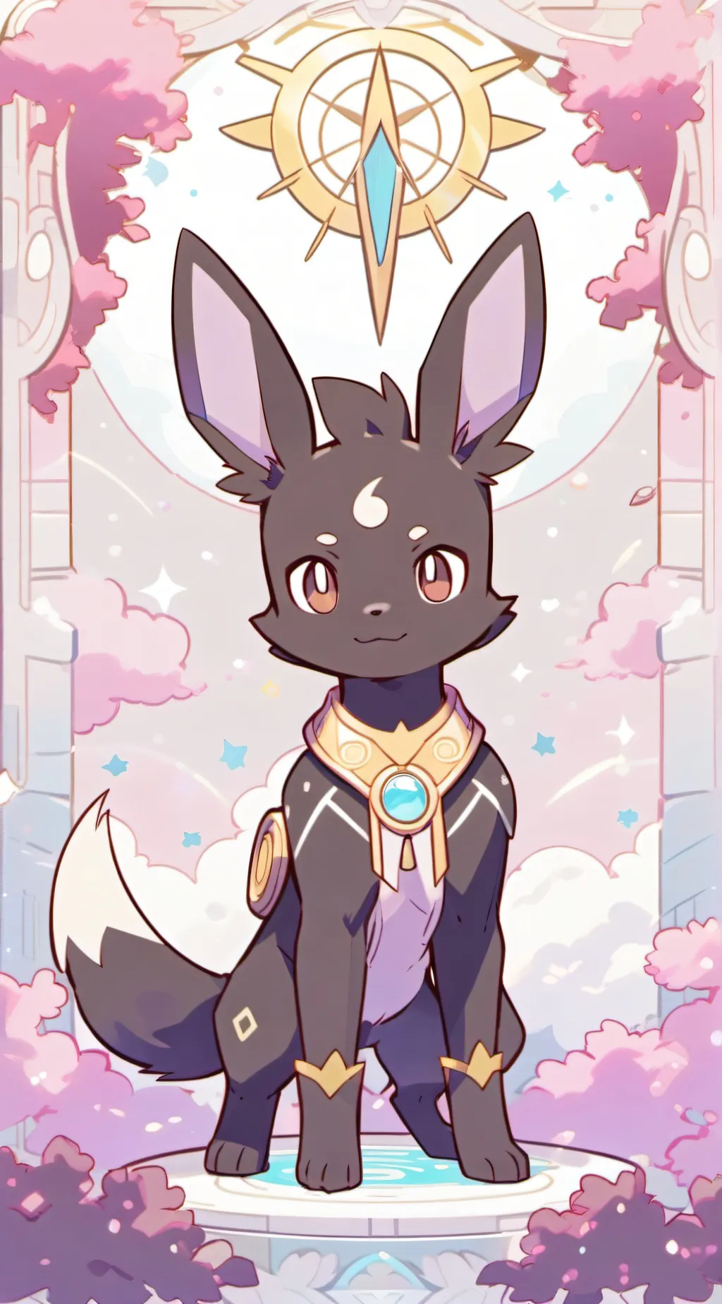 ai character: Umbreon  background