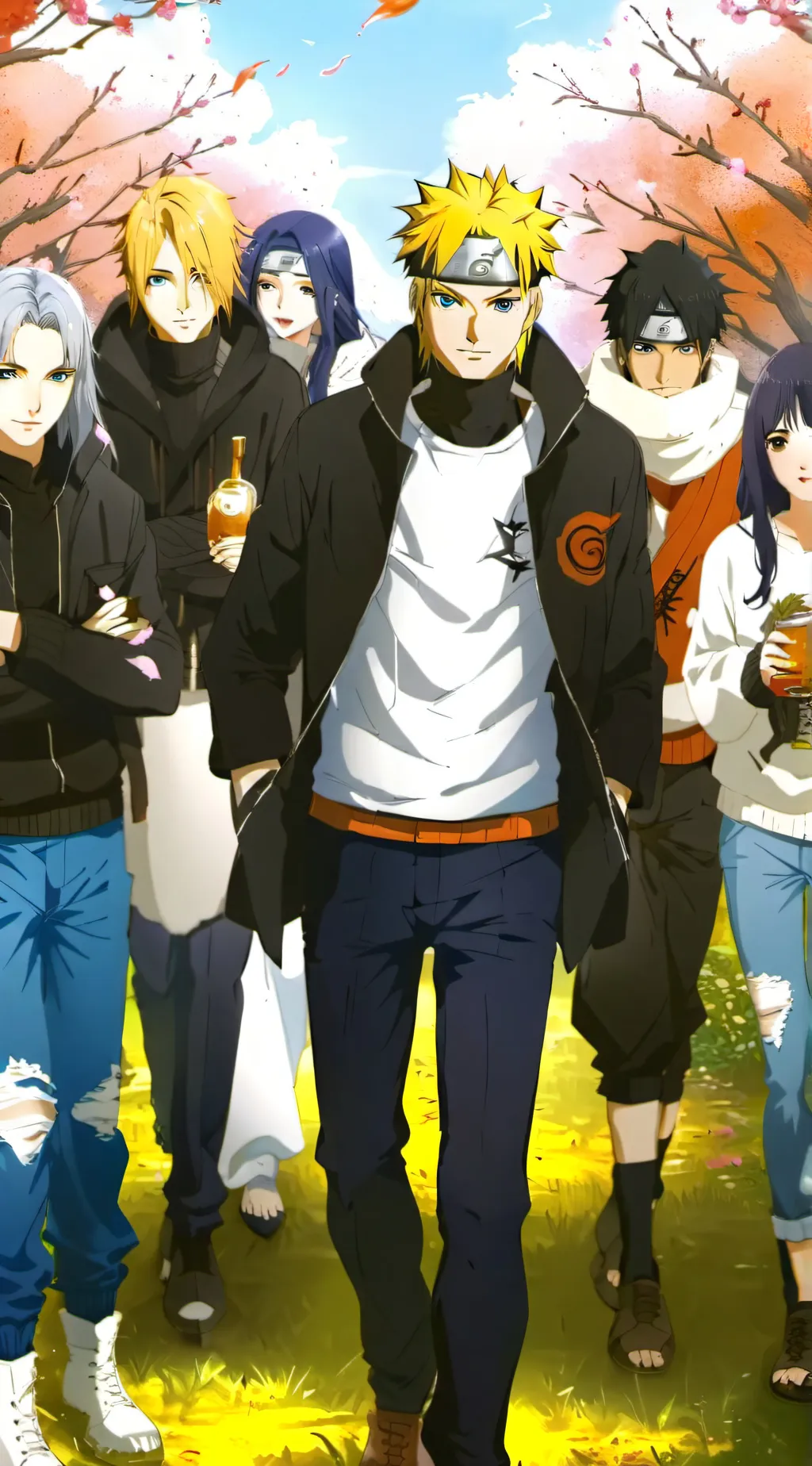 ai character: Naruto world 4 background