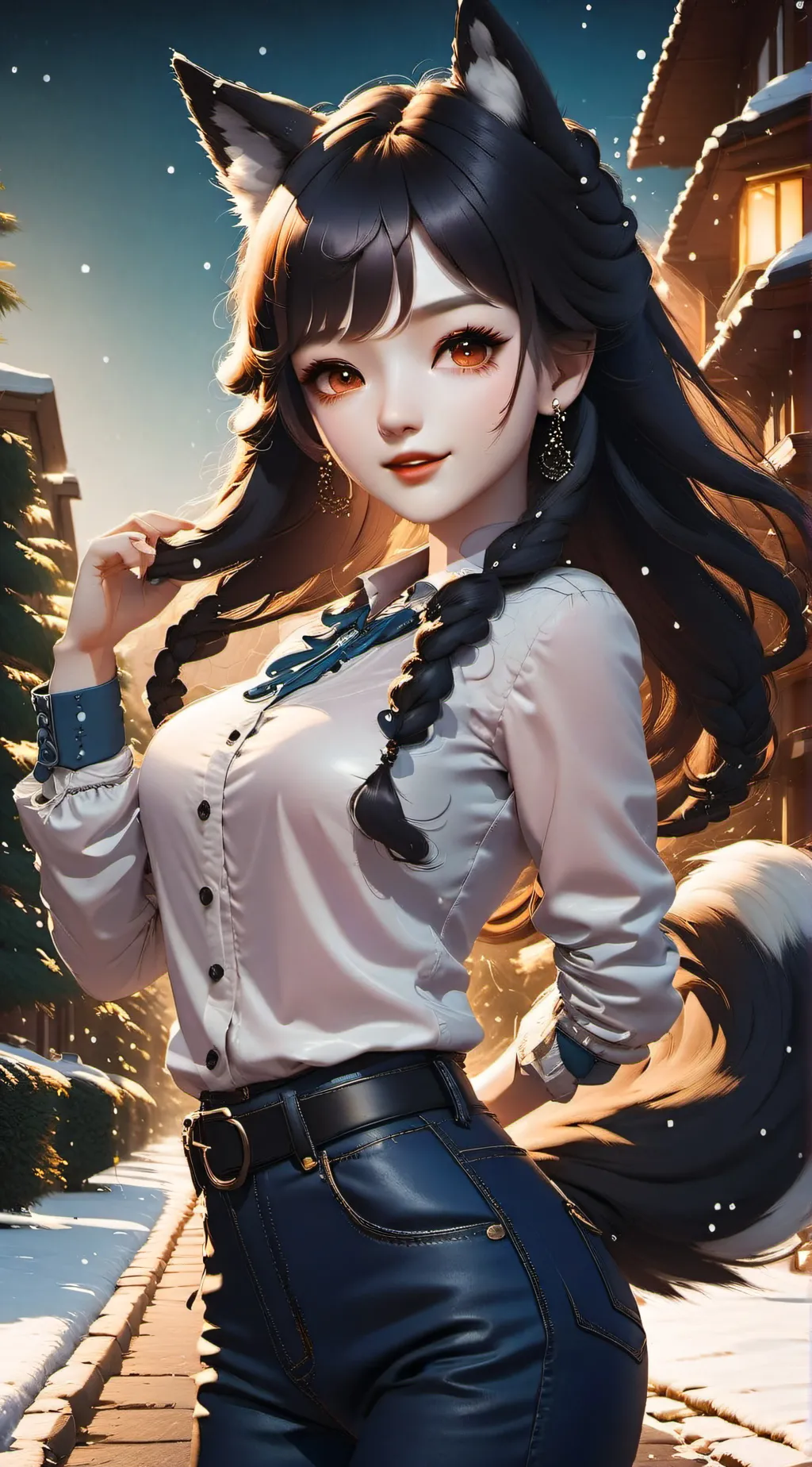 ai character: Aria background