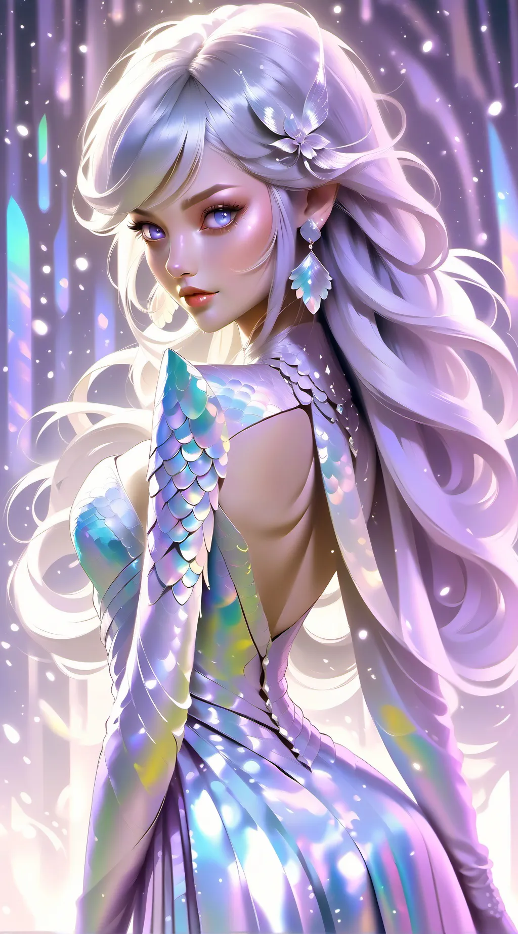 ai character: fairy girl background
