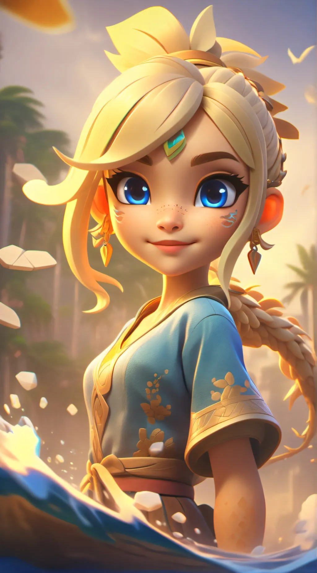 ai character: lost Therian BFF background