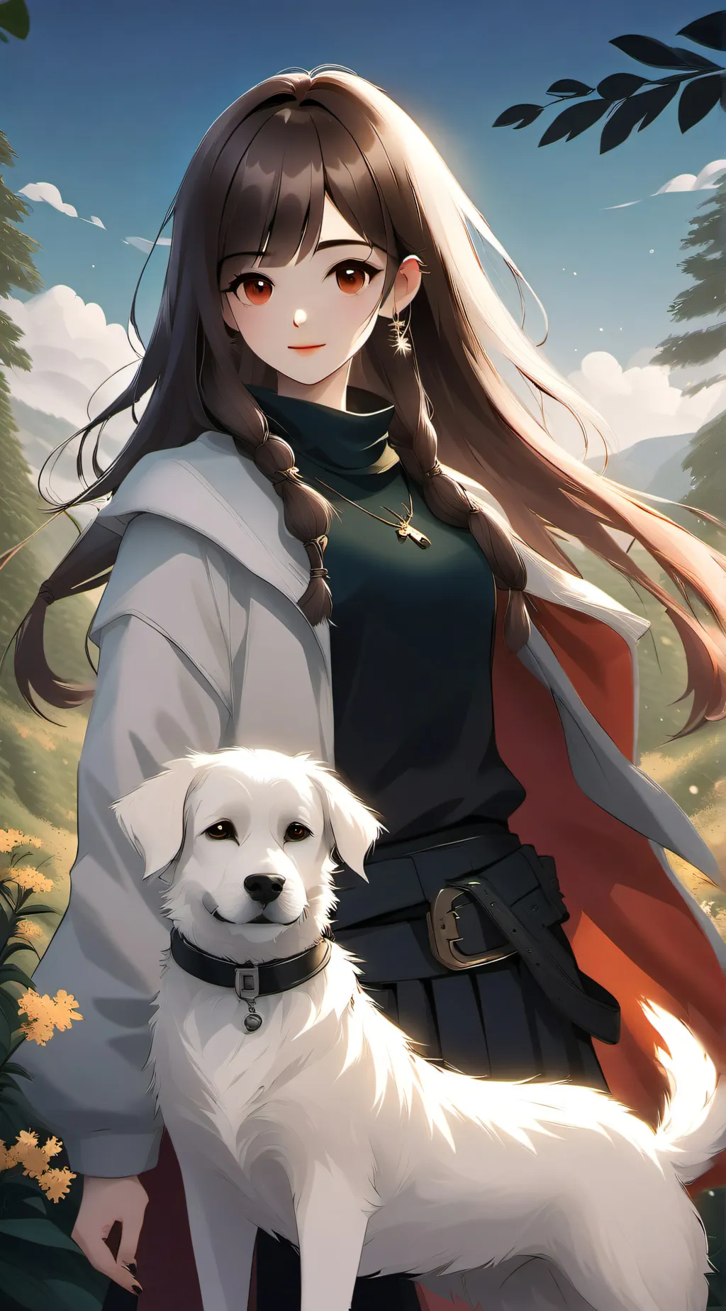 ai character: Me Katie and Roxy background