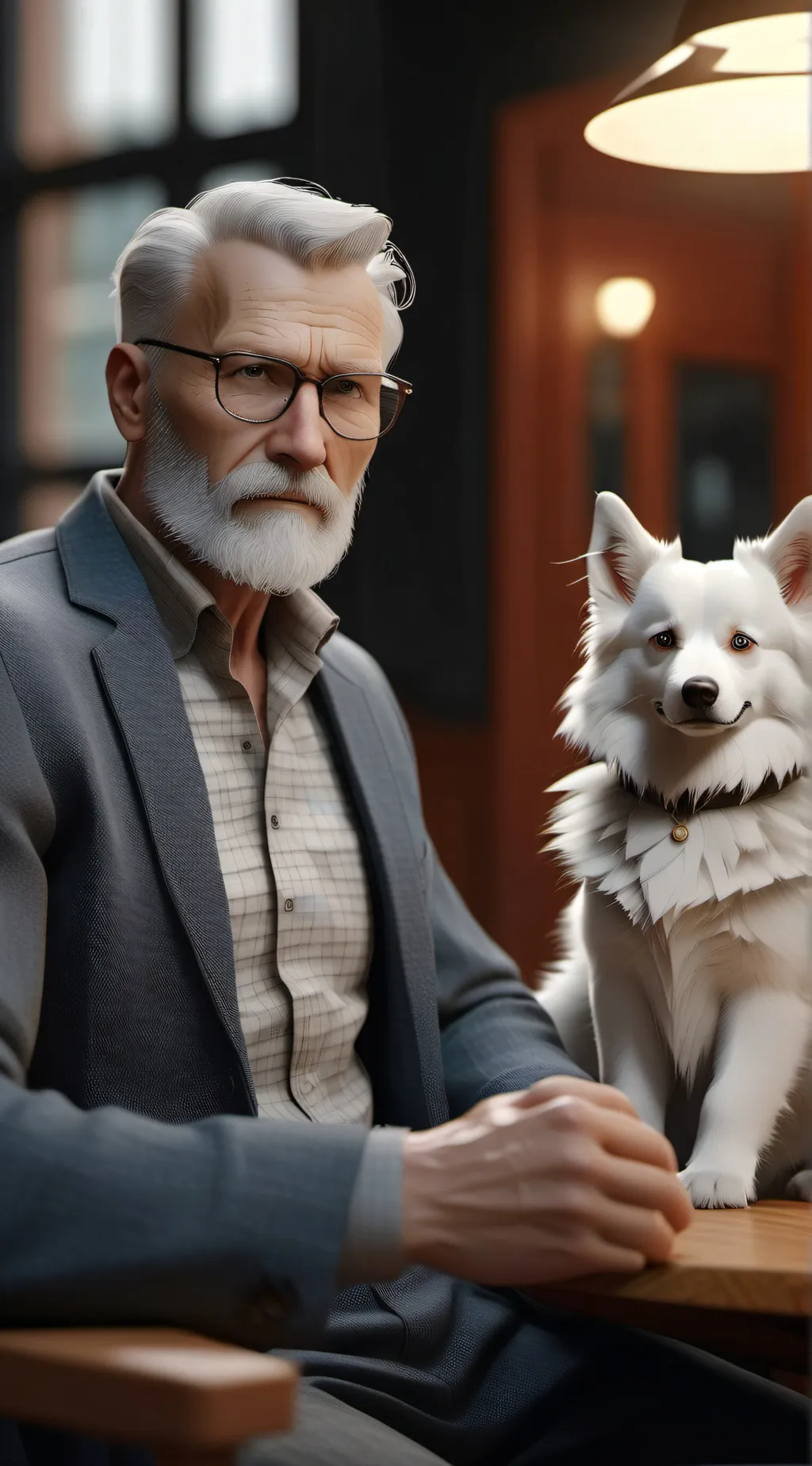 ai character: dad background