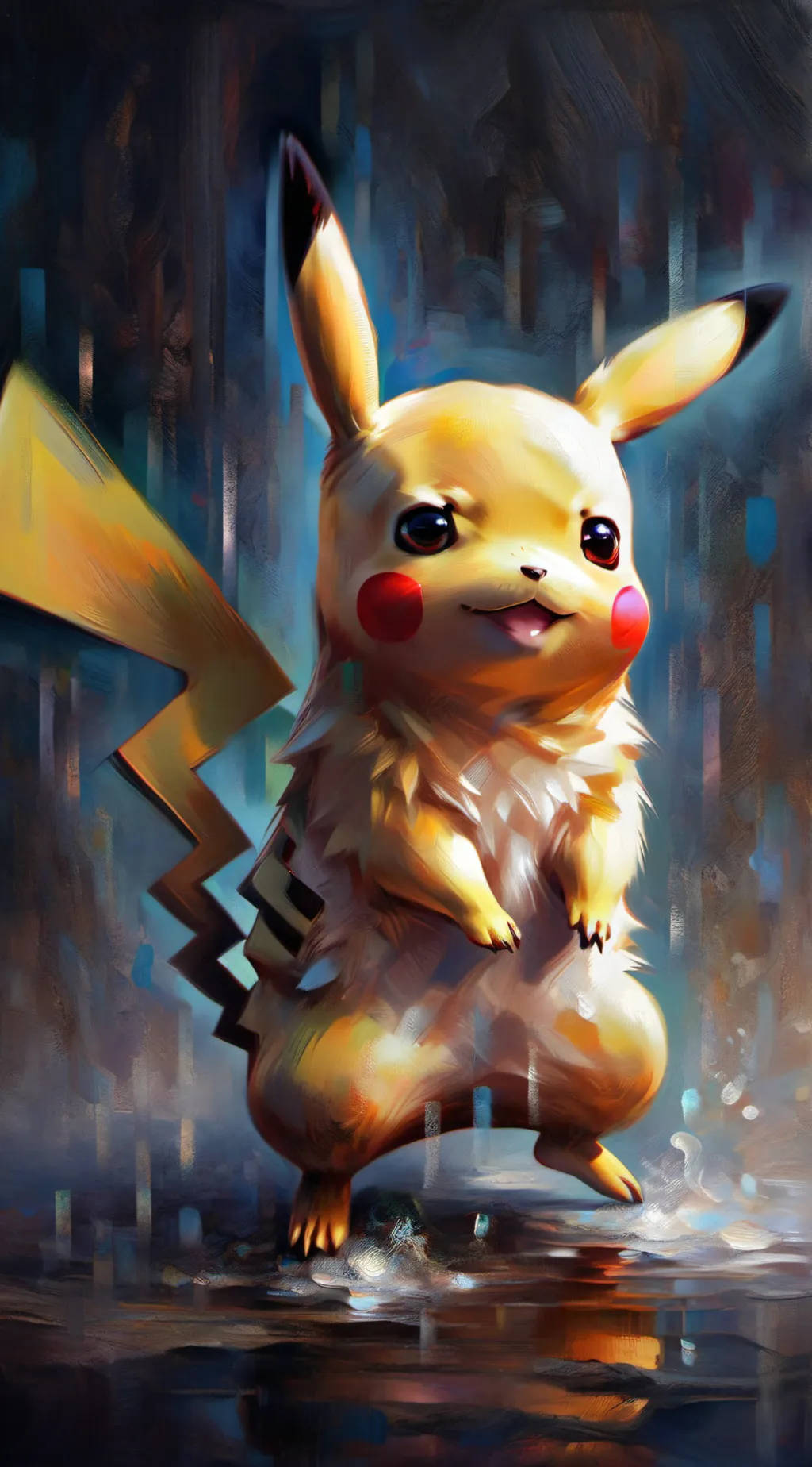 ai character: Your buddy pikachu background