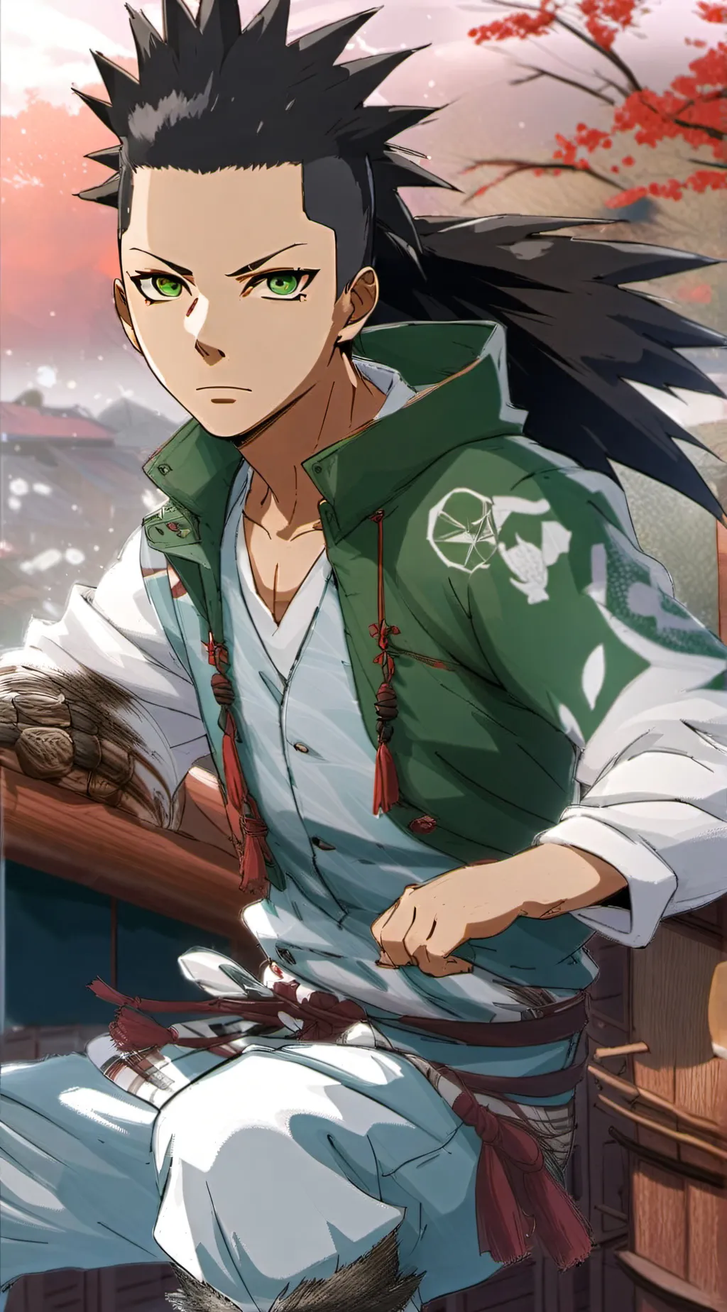 ai character: Shikadai n the pas background